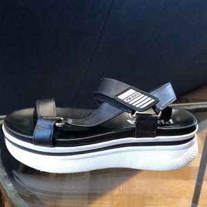 Prada Touch Strap Sandals